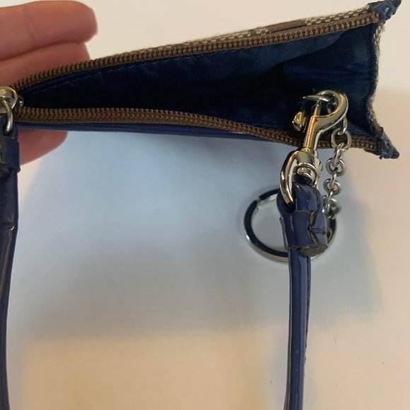 Coach Keyring Card Case/Coin Purse/ Wristlet - Picture 4 of 4